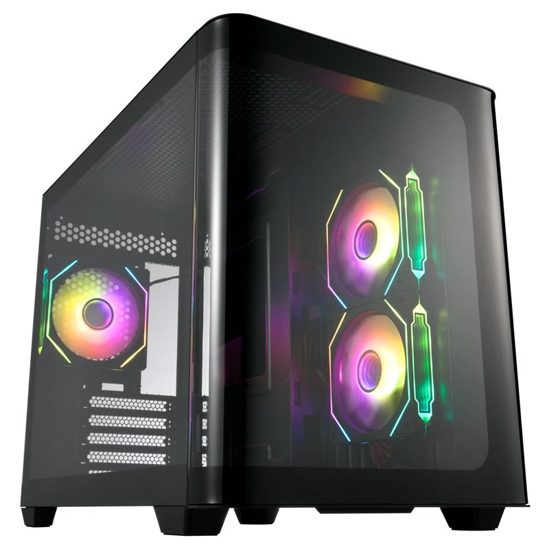 Case Fortron S380-BA - čierna farba