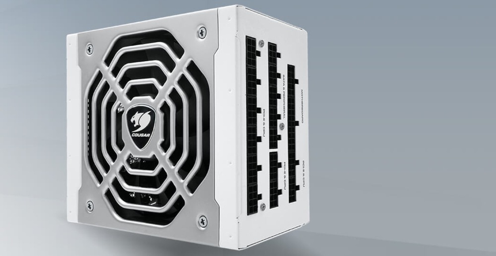 Zdroj Cougar POLAR 1050W, 80+ Platinum biely Certifikácia 80 PLUS Platinum zaistí účinnosť až 92 percent