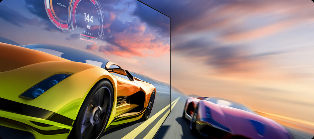 Televízor Samsung MRE85R85H Televízia Samsung rýchla jazda auto 165 Hz