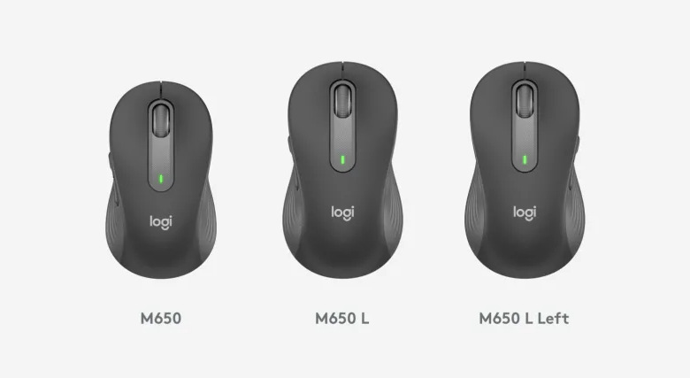 Myš Logitech M650 L sivá Myš Logitech M650 L sivá