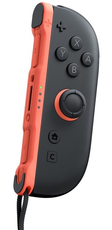 Bezdrôtový ovládač Nintendo Switch 2 Joy-Con 2 Pravý čierny/červený