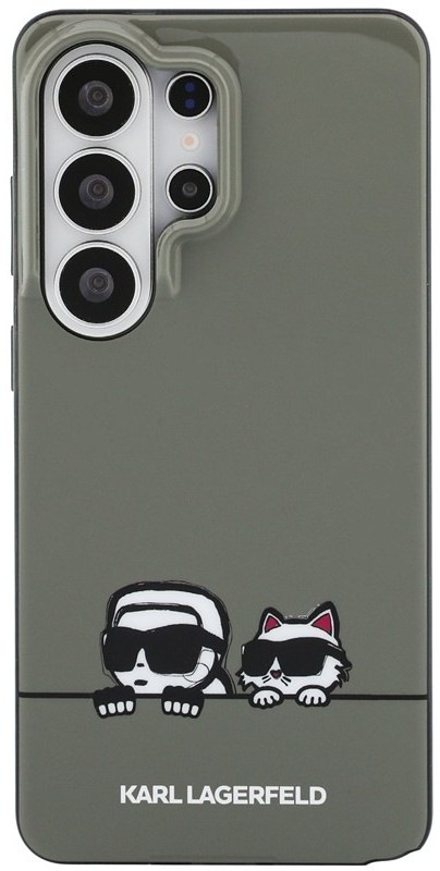 Dizajnový kryt pre mobil Karl Lagerfeld IML K&CH Peekaboo Logo Magnetic pre Samsung Galaxy S26 Ultra v čiernej farbe