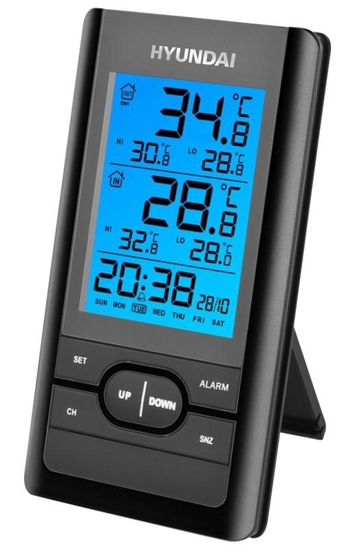 Meteorologická stanica Hyundai WS 1070 čierna