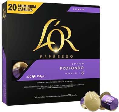 Kapsuly pre espressá L’OR NCC Profondo (20 ks)