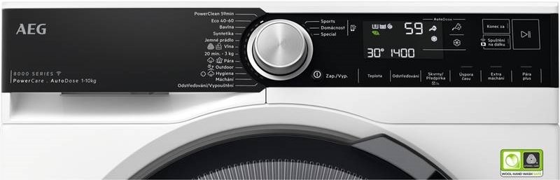 Práčka AEG PowerCare 8000 LFR85166QC biela Práčka AEG PowerCare 8000 LFR85166QC biela