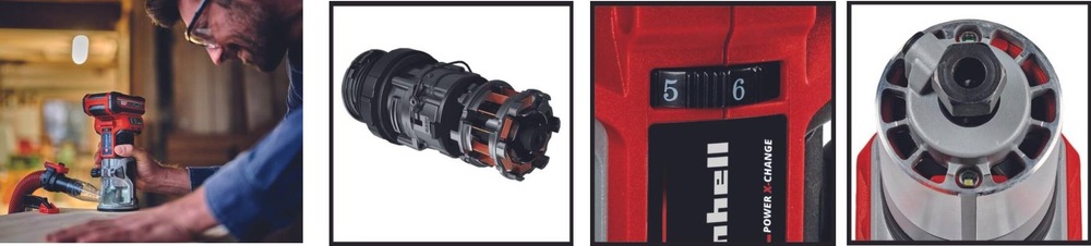 Fréza horná Einhell Professional TP-ET 18 Li BL (bez batérie) 4350412 Einhell TP-ET 18 Li BL