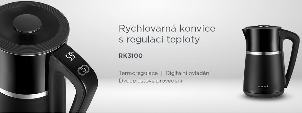 Rýchlovarná kanvica Concept RK3100 Rýchlovarná kanvica Concept RK3100