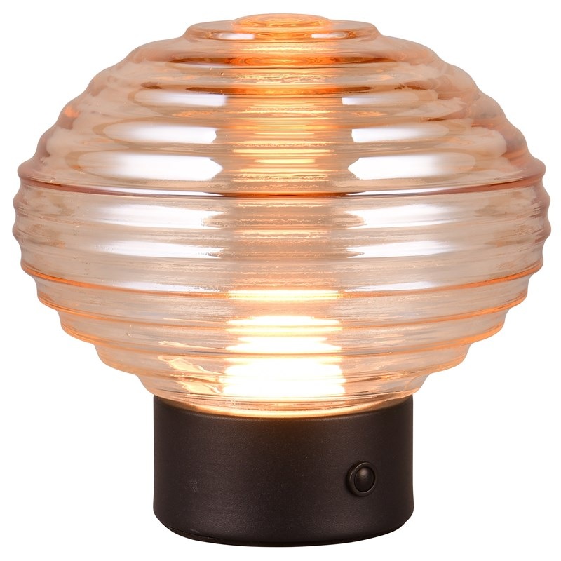 Stolná lampa Reality Earl hnedá