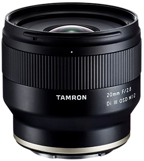 Tamrón AF 20 mm F/2.8 Di III OSD 1/2 MACRO Sony