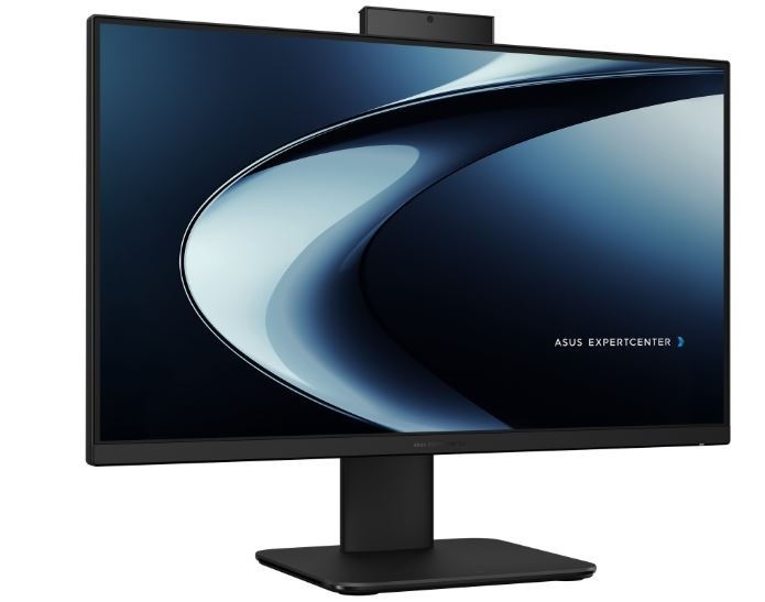 PC all in-one Asus ExpertCenter P400 čierny Detailný predný pohľad na počítač All In One Asus ExpertCenter P400