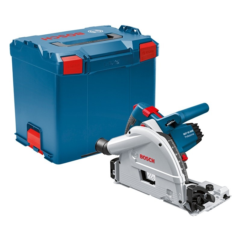 Ponorná píla Bosch Professional GKT 55 GCE je dodávaná s úložným boxom