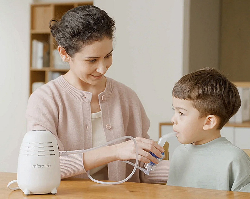 Inhalátor kompresorový Microlife NEB 150 MINI biely Inhalátor kompresorový Microlife NEB 150 MINI