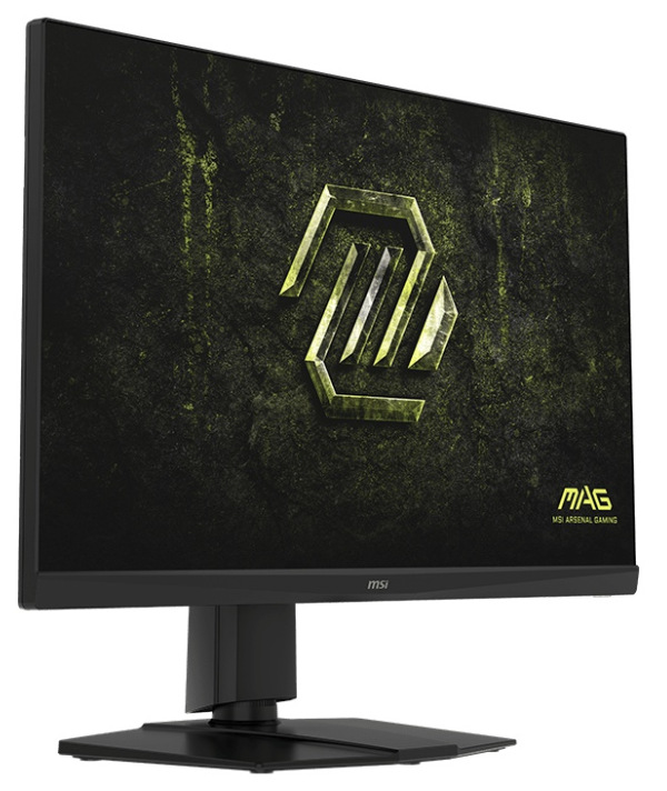 Herný monitor MSI MAG 272QPF E20 čierny Herný monitor MSI MAG 272QPF E20 v čiernom prevedení z pohľadu spredu a z boku