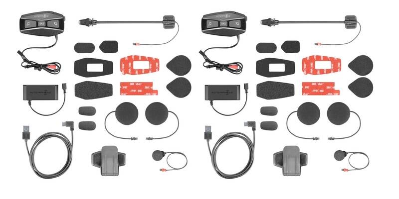 Handsfree Interphone U-COM16 pre uzavreté a otvorené prilby Twin Pack