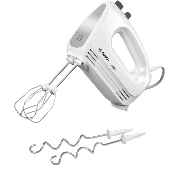 Ručný šľahač Bosch MFQ24200 strieborný/biely Ručný šľahač Bosch MFQ24200 strieborný/biely