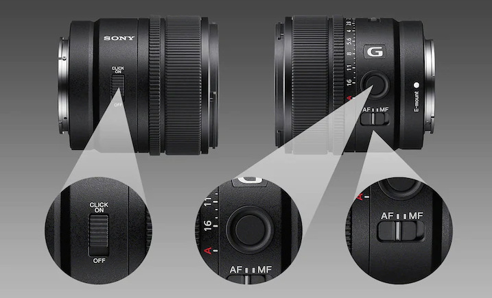 Objektív Sony E 15 mm f/1.4 G čierny
