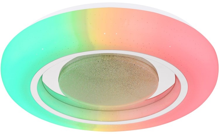 LED stropné svietidlo GLOBO Burro, 39 cm, LED, 18W, RGB biele LED stropné svietidlo GLOBO Burro, 39 cm, LED, 18W, RGB biele