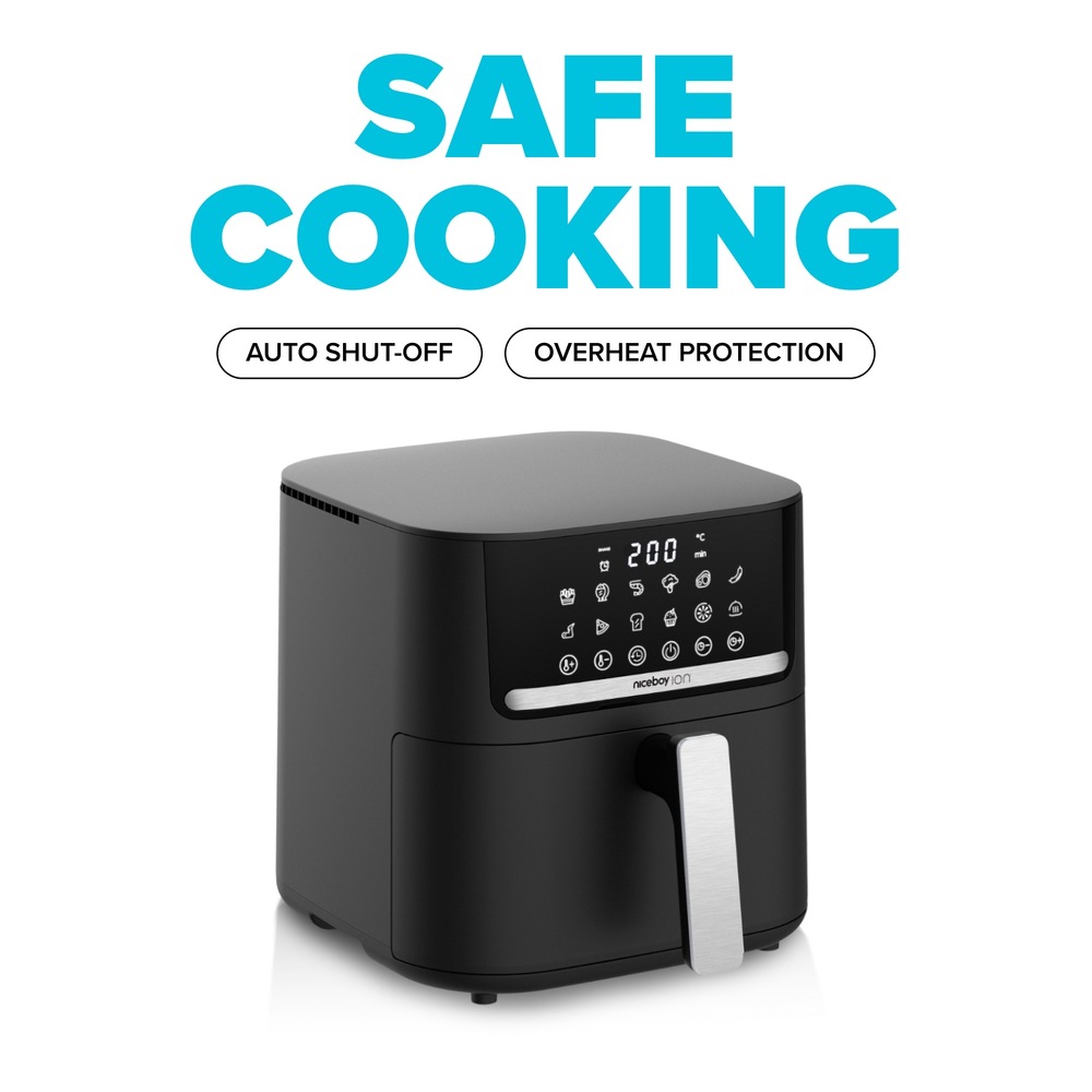 Fritéza teplovzdušná Niceboy ION AirFryer PRO čierna „Niceboy