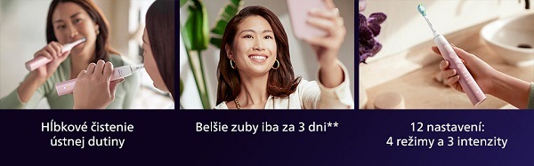 Zubná kefka Philips Sonicare 9000 DiamondClean HX9911/79 biela/ružová Zubná kefka Philips Sonicare 9000 DiamondClean HX9911/79 biela/ružová
