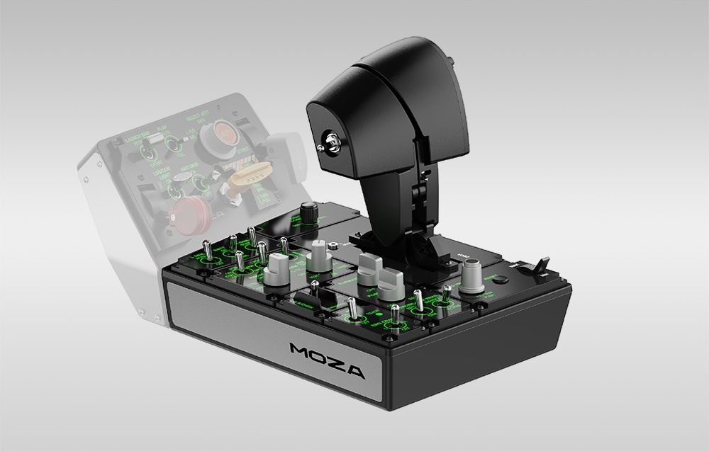 Moza Racing MTP má k dispozícii 27 programovateľných spínačov