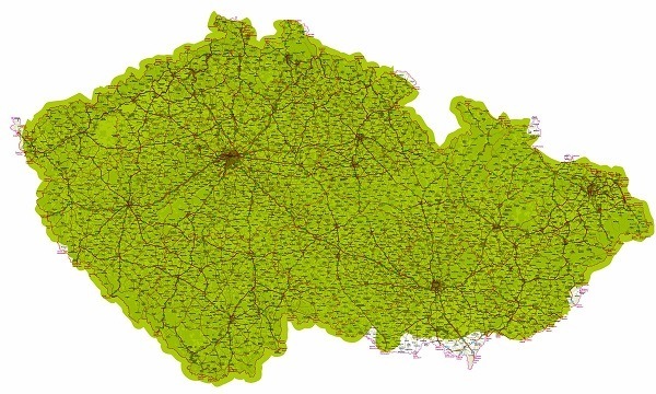 Rádioprijímač JVC RA-E731B-DAB, mapa pokrytia