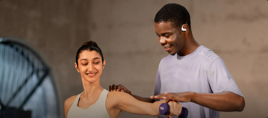 Slúchadlá Shokz OpenFit Air biela Shokz OpenFit Air, biela