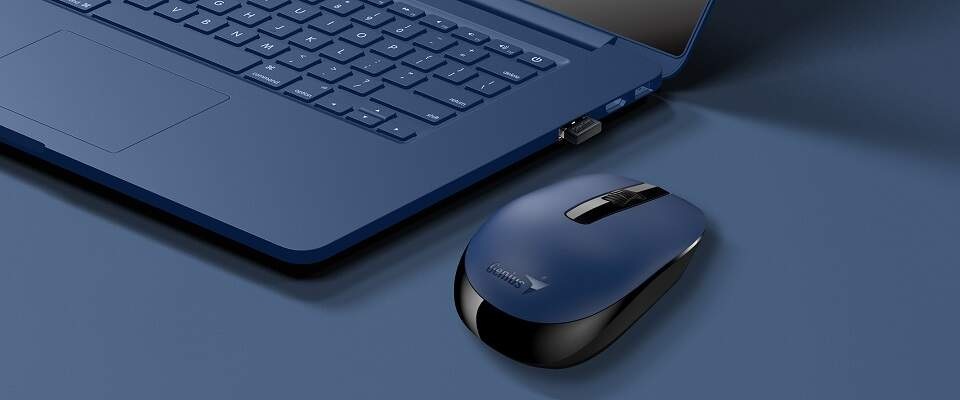 Myš Genius NX-7007 čierna/modrá Myš Genius NX-7007 čierna/modrá