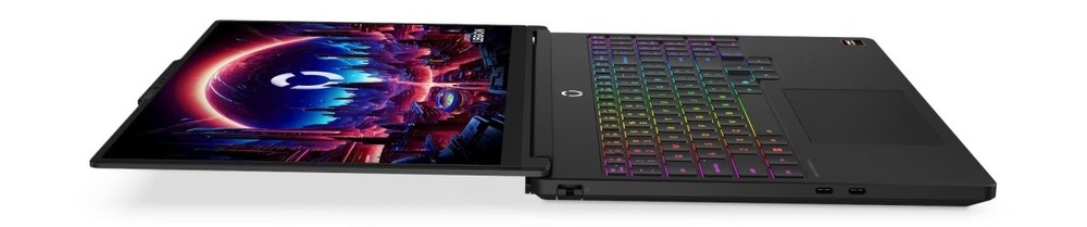 Notebook Lenovo Legion 5 15AGP11 čierny Notebook Lenovo Legion 5 15AGP11 otvorený na 180 °