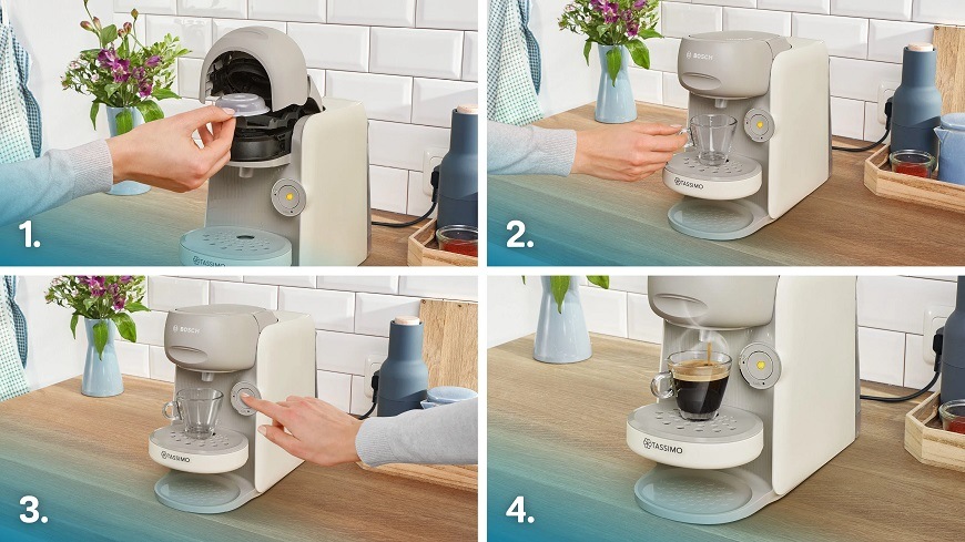 Kapsulový kávovar Bosch Tassimo Finesse TAS167P krémový Kapsulový kávovar Bosch Tassimo Finesse TAS167P krémový