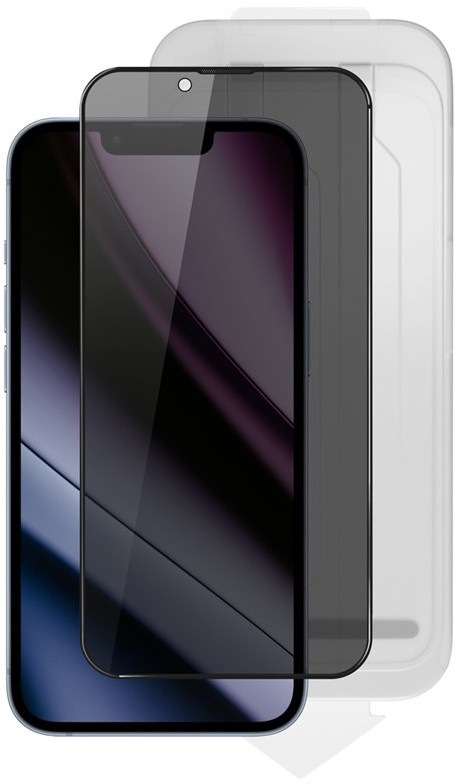 Tvrdené sklo Epico Privacy Glass 3D DF Ultra na Apple iPhone 14 Pro/15/16 s aplikátorom a antimikrobiálnou úpravou