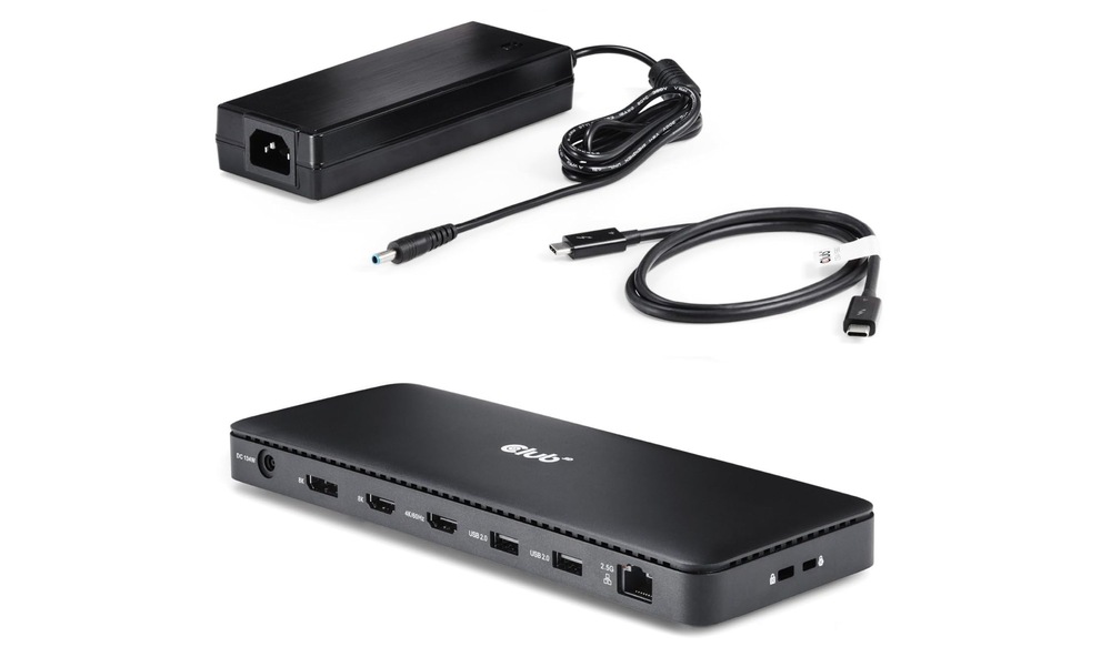 Dokovacia stanica Club3D Thunderbolt 4, 12v1 čierna