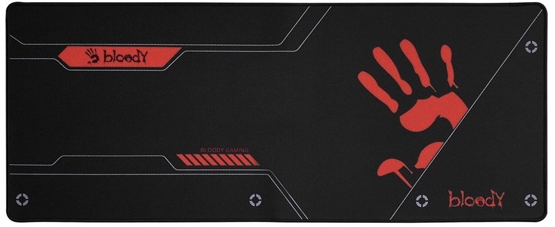 Podložka pod klávesnicu a myš A4Tech Bloody BP-50L, 75×30 cm čierna