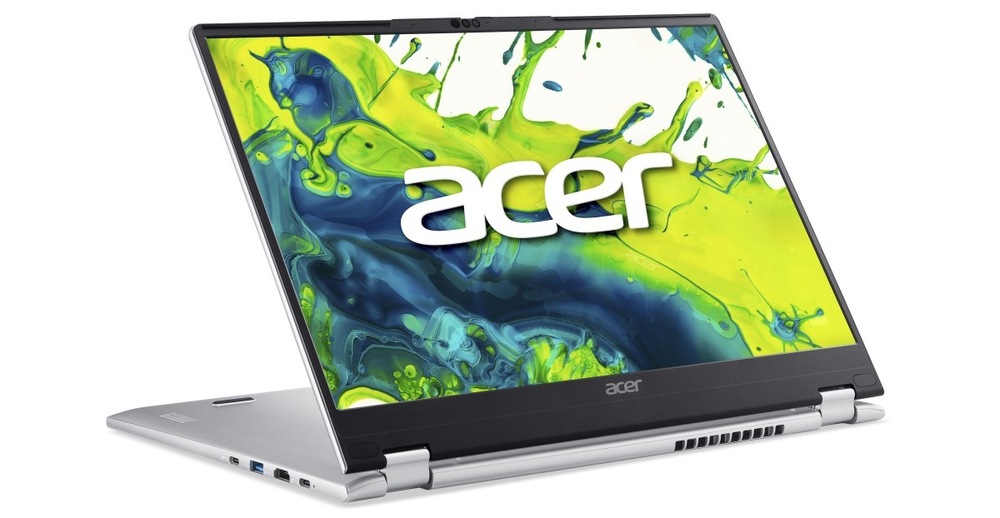 Notebook Acer Aspire Spin 15 (ASP15-61N-R0SB) strieborný Notebook Acer Aspire Spin 15 (ASP15-61N-R0SB) v pozícii pre prezentáciu