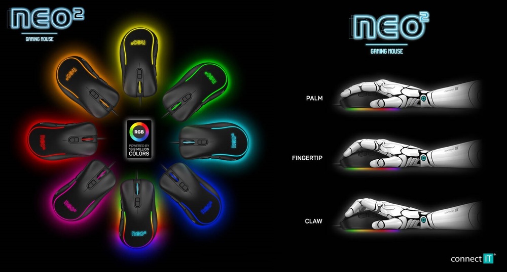 Myš Connect IT NEO 2 čierna Connect IT NEO 2