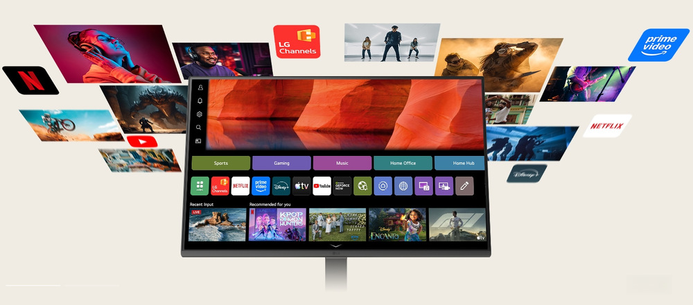 Monitor LG 27U511SB-W biely LG 27U511SB-W umožňuje využiť aj Xbox Cloud Gaming