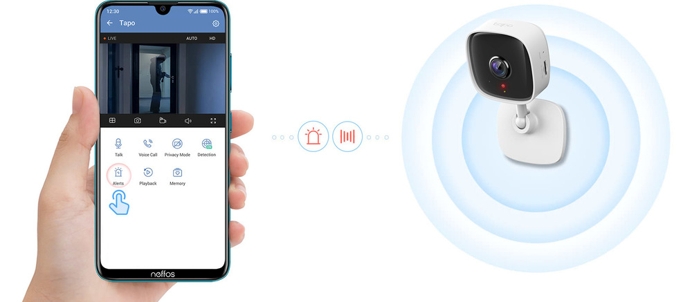 IP kamera TP-Link Tapo C110 biela IP kamera TP-Link Tapo C110 biela