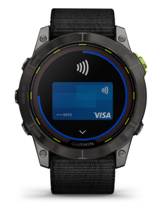 Inteligentné hodinky Garmin Enduro 2 PRO Sapphire Solar - Carbon Gray Titanium/ Black UltraFit Nylon Band