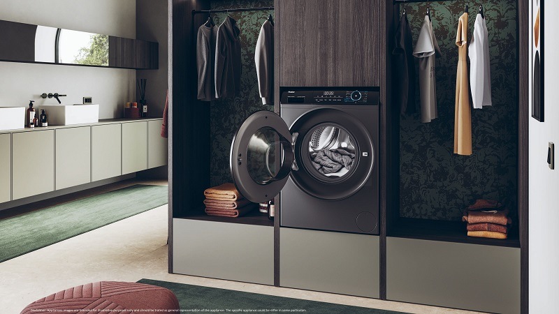 Práčka Haier HW90-B14939S8-S antracitová farba Práčka Haier HW90-B14939S8-S antracitová farba