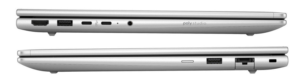 Zatvorený notebook HP ProBook 4 G1i 16" z oboch strán s portami