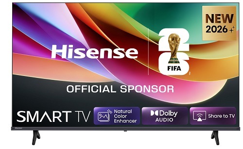 Televízia Hisense 40A4S s farbami na displeji