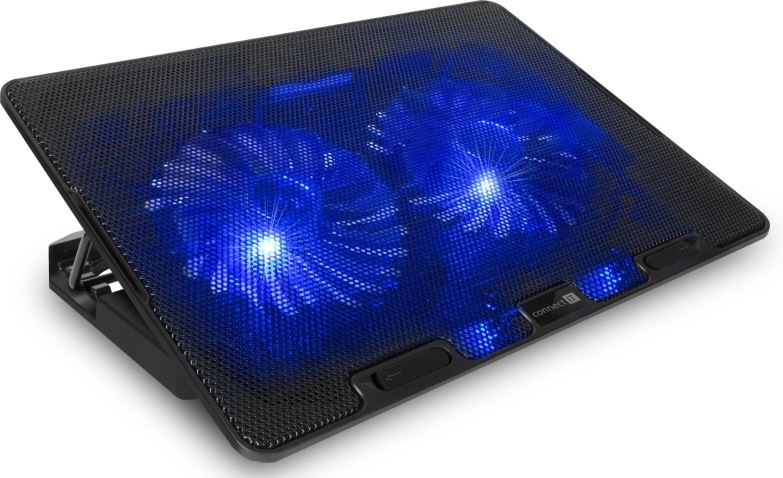 Chladiaca podložka pre NTB Connect IT FrostBreeze do 15,6" čierny