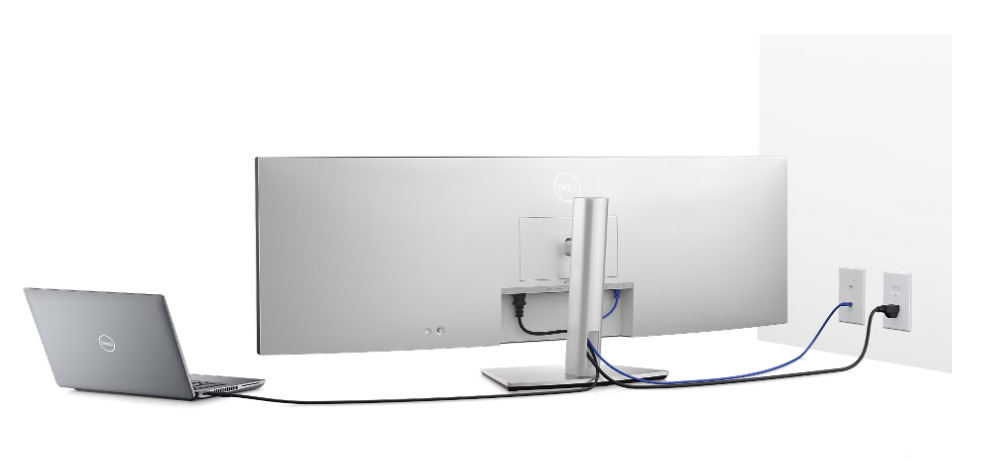 Monitor Dell UltraSharp U4924DW strieborný