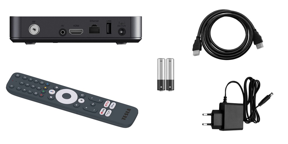 Multimediálne centrum Tesla MediaBox XT850, DVB-T2 čierny Multimediálne centrum Tesla MediaBox XT850, DVB-T2 čierny