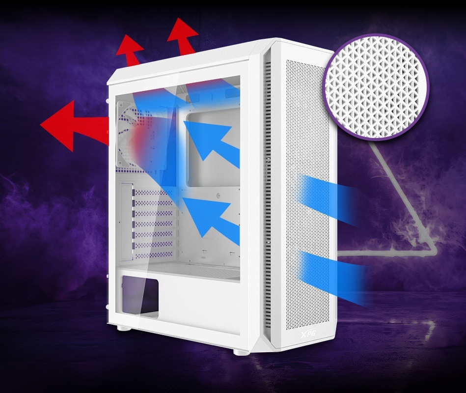 Case ADATA XPG VALOR AIR PLUS čierna Case ADATA XPG VALOR AIR PLUS čierna