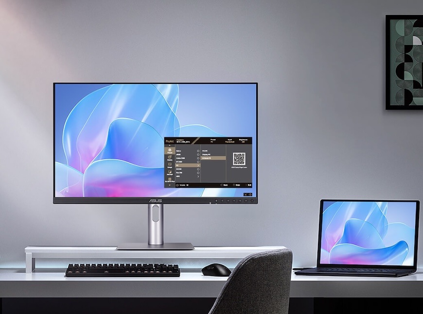 Monitor PA27JCV poskytuje o 77 % viac pracovnej plochy ako 4K monitor rovnakej veľkosti.