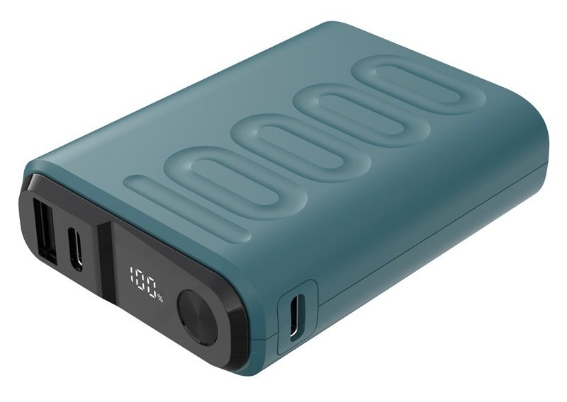 Powerbanka Celly s kapacitou 10 000 mAh, modrá farba