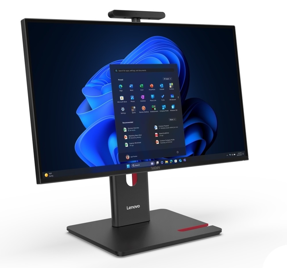 PC all in-one Lenovo ThinkCentre M90a Gen 6 čierny O výkon počítača sa stará energeticky úsporný 14-jadrový procesor Intel Core Ultra 5″ width=