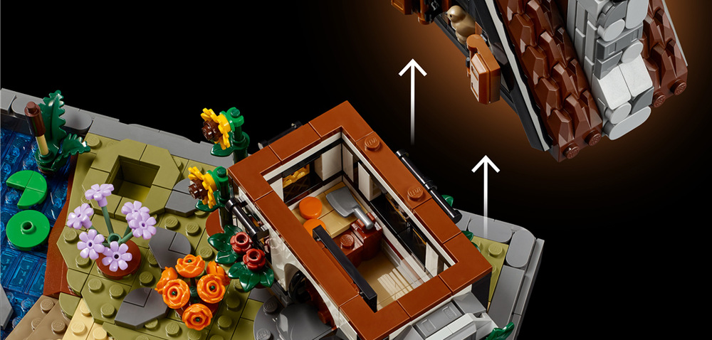 Stromy a dekorácie je možné ľubovoľne premiestňovať a z 1 102 kociek LEGO vytvoriť vlastný jesenný aranžmán.