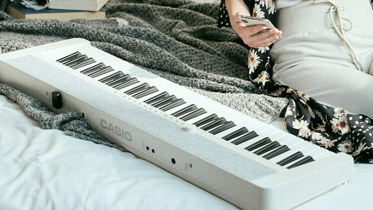 Elektronické klávesy Casio CT S1 WE biela