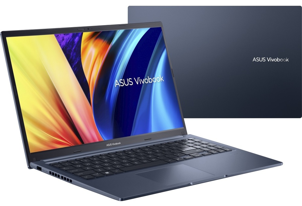 Notebook Asus Vivobook 15 modrý Otvorený a zatvorený notebook ASUS VivoBook 15 X1502ZA